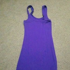 Streetwear society purple tank top